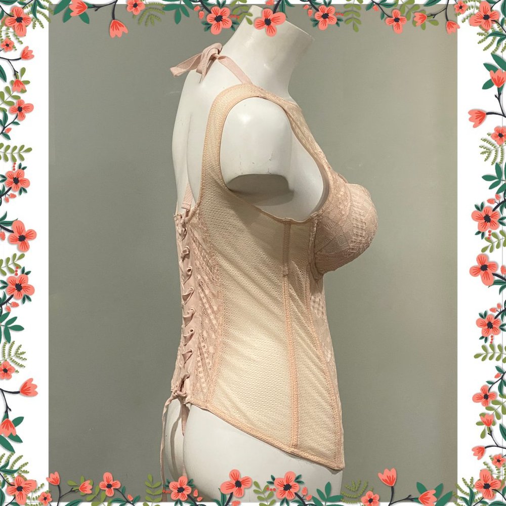 VICTORIA'S SECRET Stretch Lace & Cut-Out Corset 36D - Picture 3 of 10